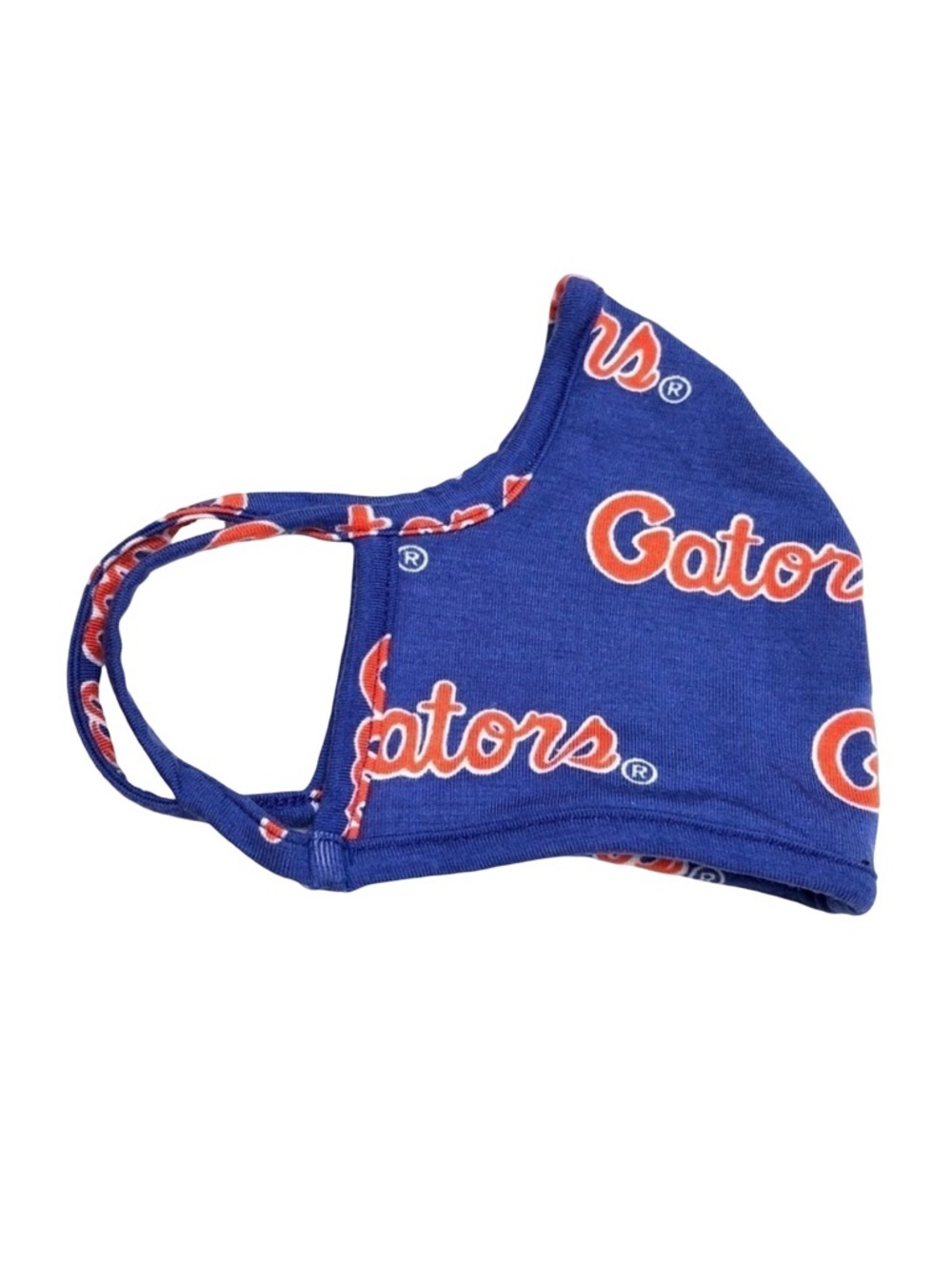 🔴 5 for $10 ONE GATORS Blue Orange Face Mask Double Layer Reusable